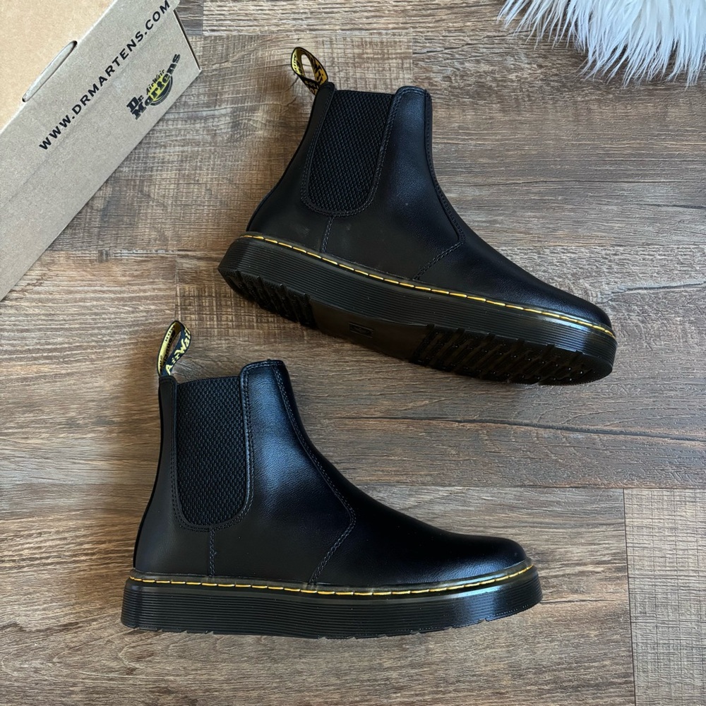 NIB Dr. Martens Black Dorrian Slip-On Boots Size 7